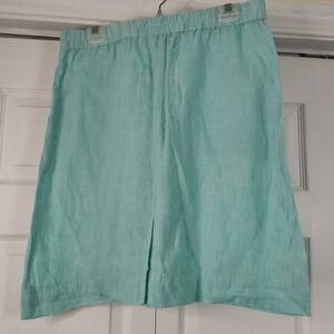 Mint green summer skirt